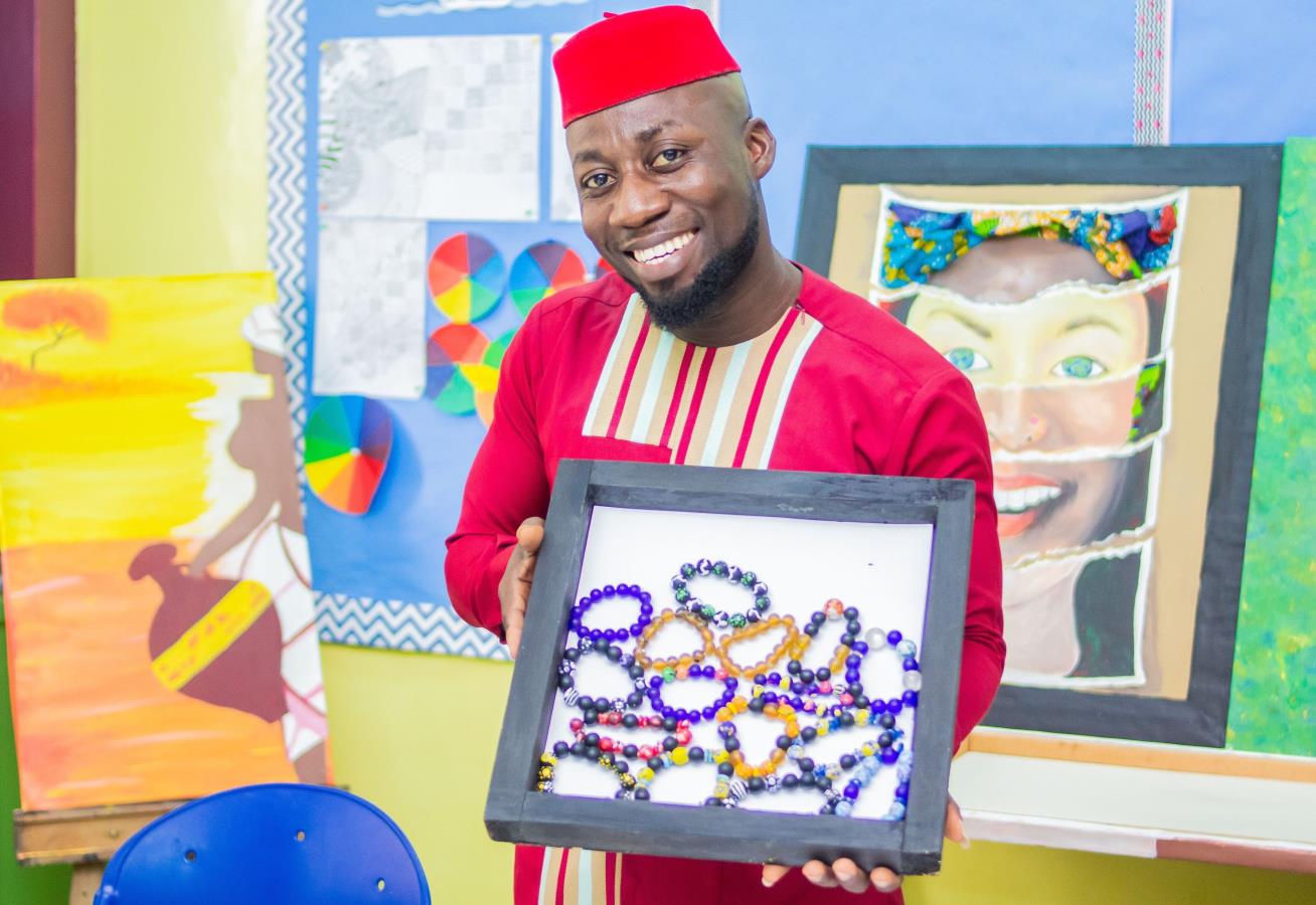 Krobo Beads Bracelet from Ghana