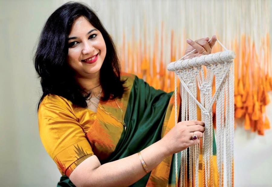 Macrame Wall Hanging from India