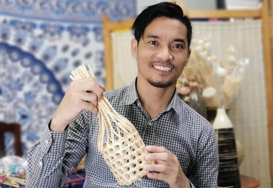 Bamboo Basket from Thailand