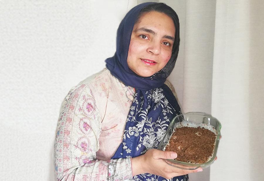 Marie Biscuit Pudding from Pakistan